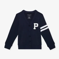 French Terry Varsity Cardigan