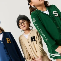 French Terry Varsity Cardigan