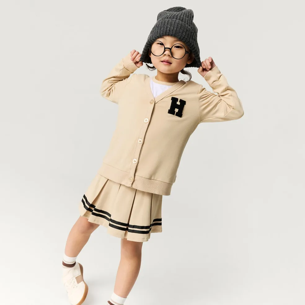 French Terry Varsity Cardigan