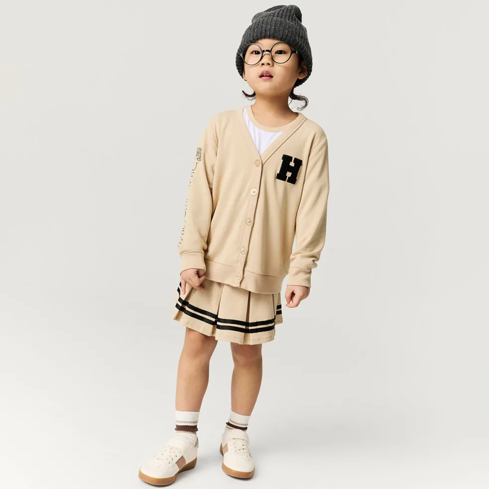 French Terry Varsity Cardigan