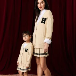 French Terry Varsity Cardigan