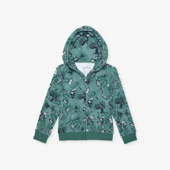 French Terry Zippered Hoodie