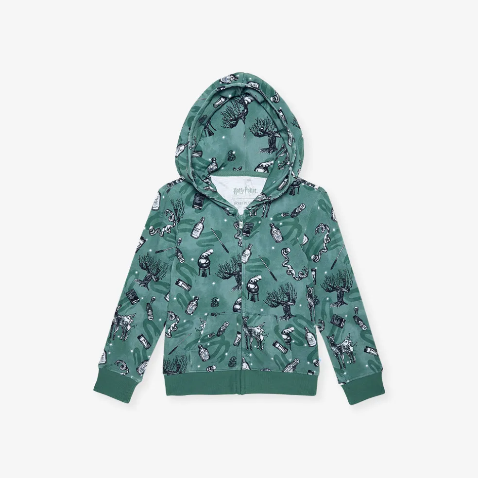 French Terry Zippered Hoodie