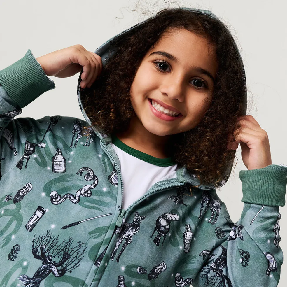 French Terry Zippered Hoodie
