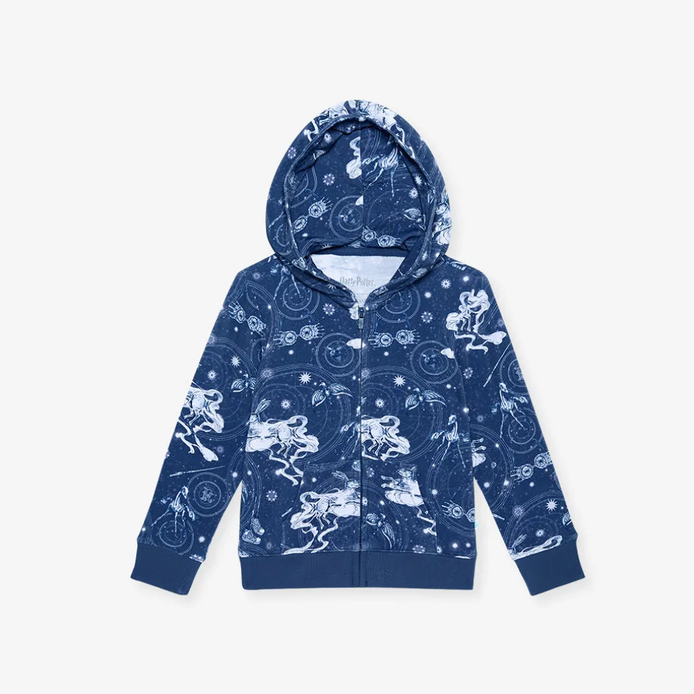 French Terry Zippered Hoodie