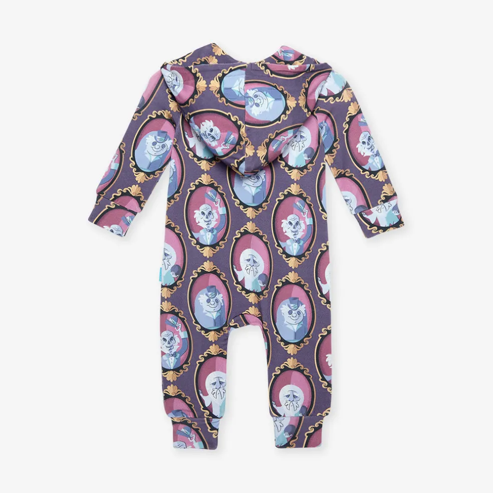 French Terry Zippered Hooded Romper