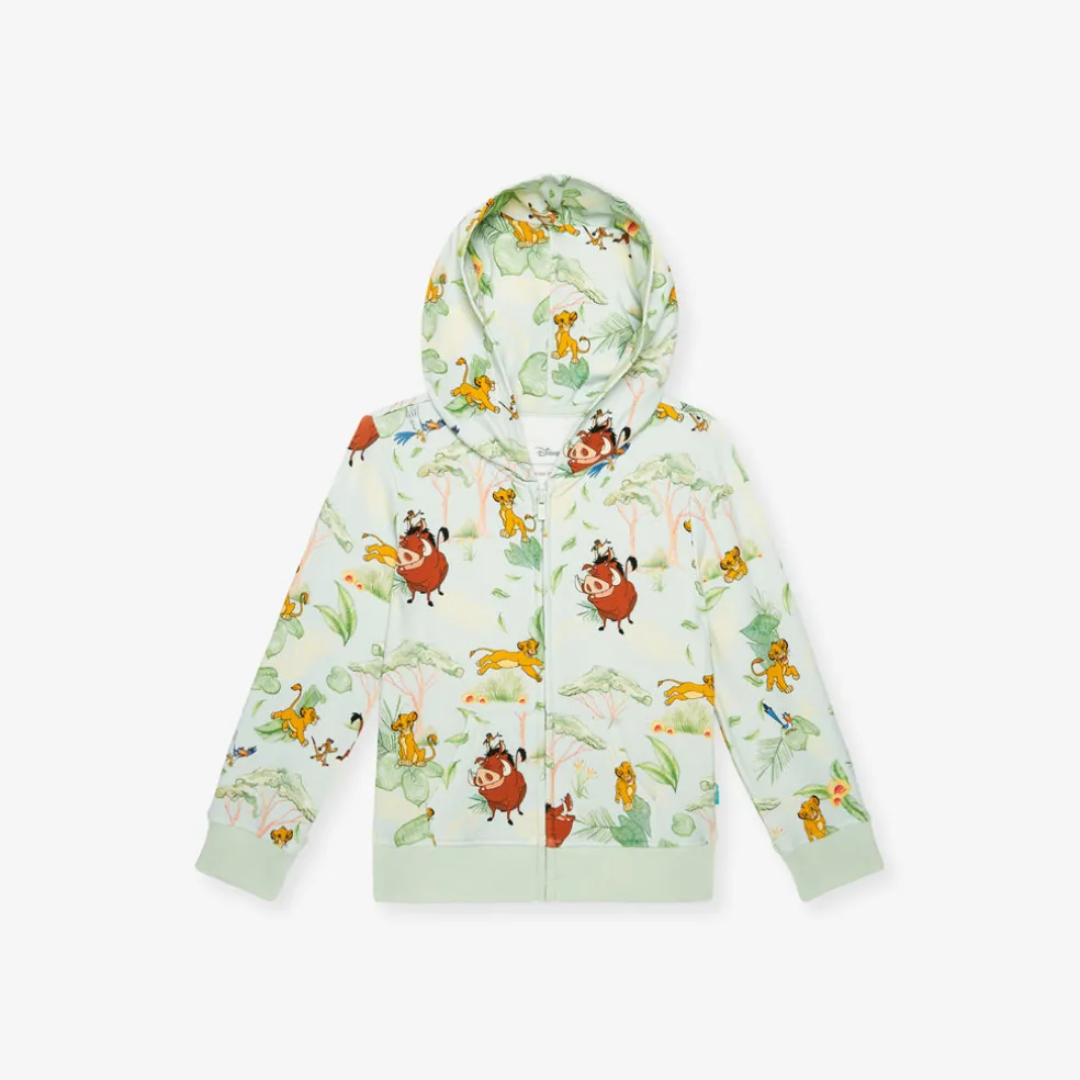 French Terry Zippered Hoodie