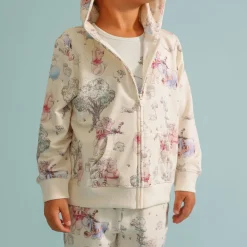 French Terry Zippered Hoodie