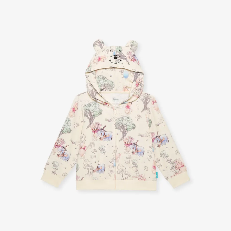 French Terry Zippered Hoodie