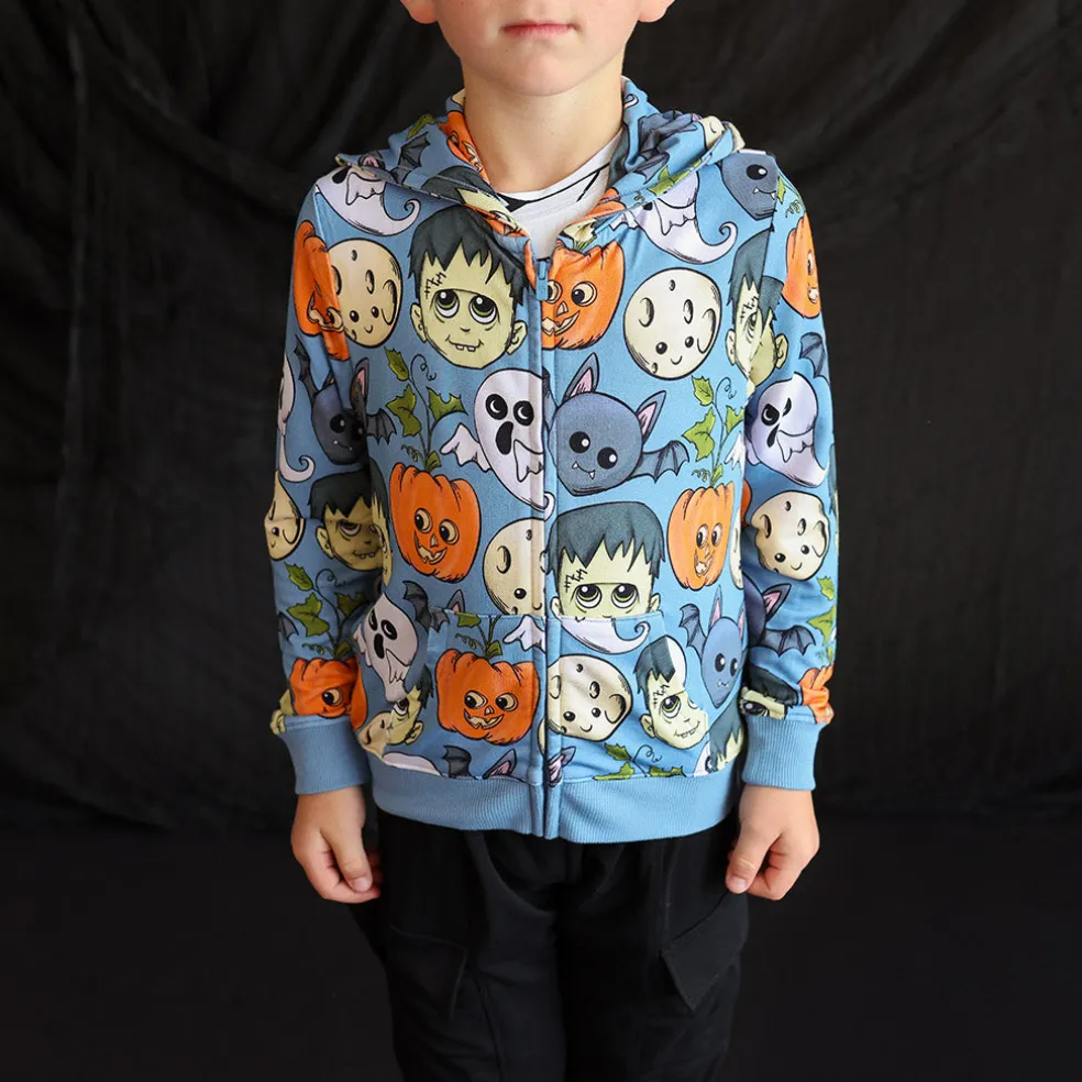 French Terry Zippered Hoodie