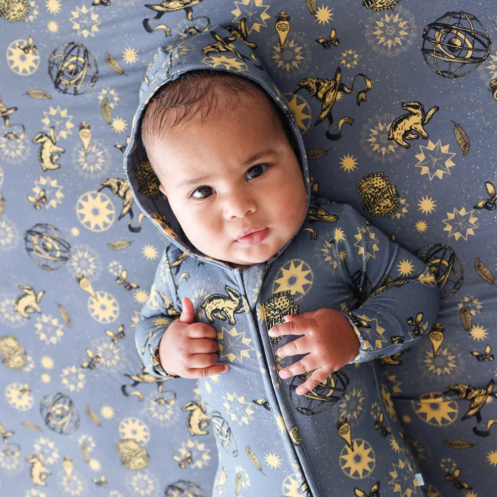 French Terry Zippered Hooded Romper