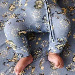 French Terry Zippered Hooded Romper