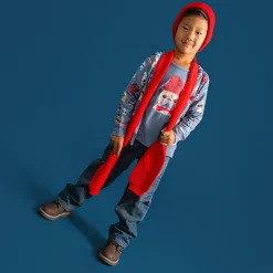 French Terry Zippered Hoodie