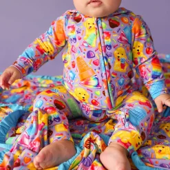 French Terry Zippered Hooded Romper