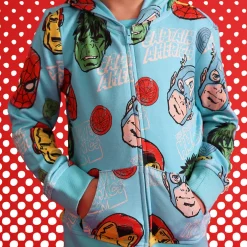 French Terry Zippered Hoodie