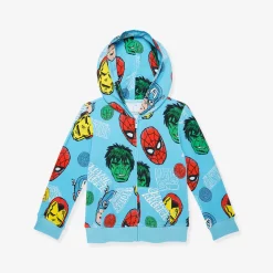 French Terry Zippered Hoodie