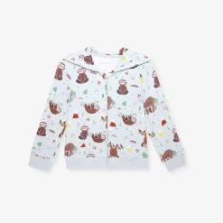 French Terry Zippered Hoodie