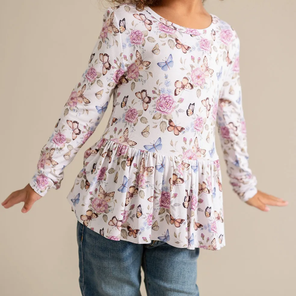 Long Sleeve Peplum