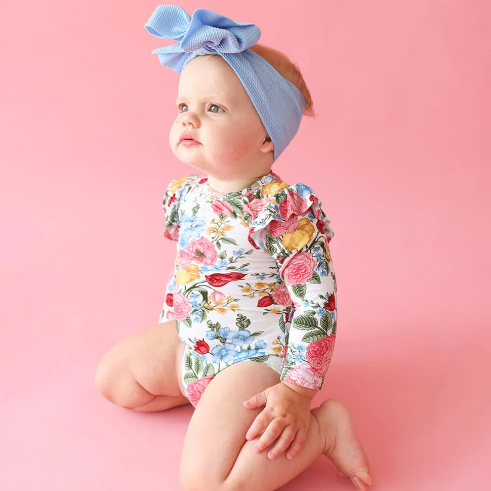 Long Sleeve Ruffled Bodysuit