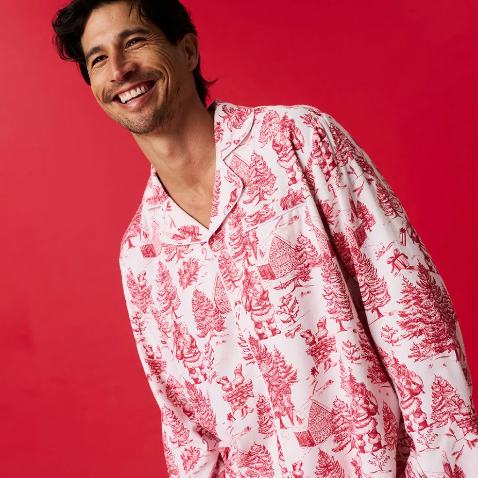Men's Flannelette Pajama Set