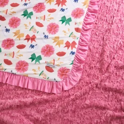 Minky Ruffled Luxe Patoo® Blanket
