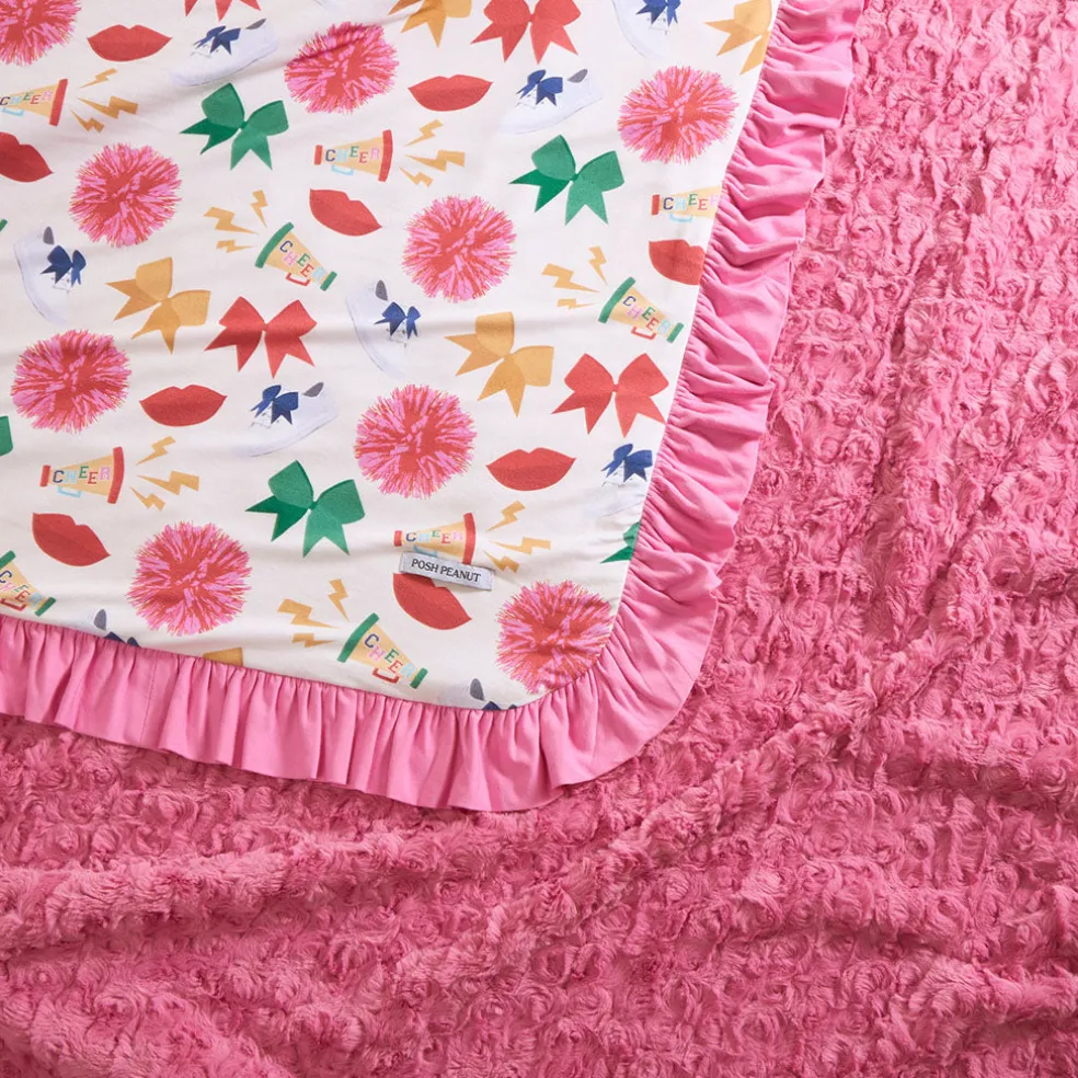 Minky Ruffled Luxe Patoo® Blanket