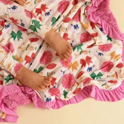 Minky Ruffled Luxe Patoo® Blanket