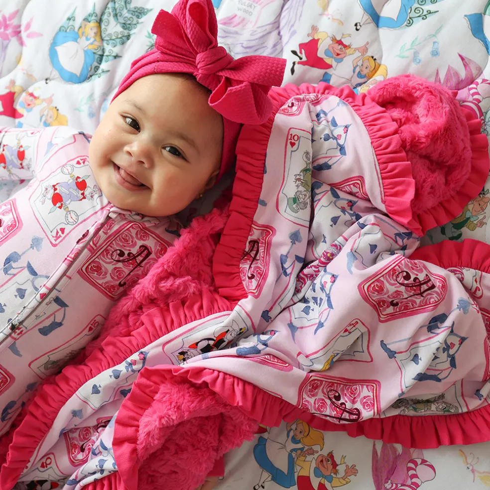 Minky Ruffled Luxette Patoo® Blanket