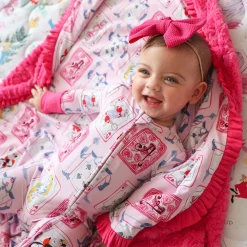 Minky Ruffled Luxette Patoo® Blanket