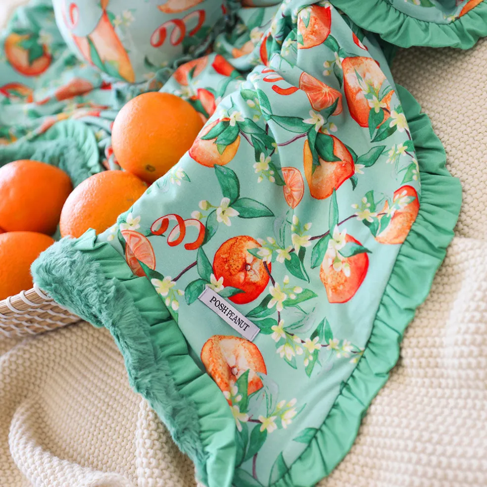 Minky Ruffled Luxette Patoo® Blanket
