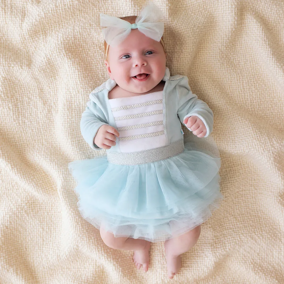 Nutcracker Velour Tulle Bodysuit Dress