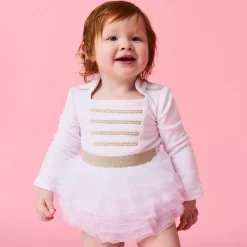 Nutcracker Velour Tulle Bodysuit Dress