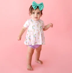 Peplum Ruffled Bummie Set