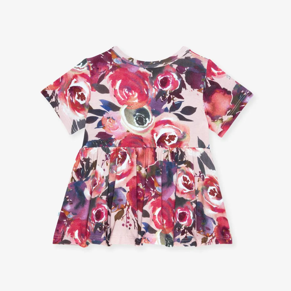 Peplum Ruffled Bummie Set
