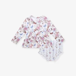 Peplum Ruffled Bummie Set