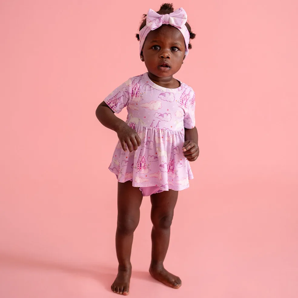Peplum Ruffled Bummie Set