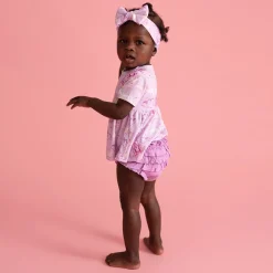 Peplum Ruffled Bummie Set