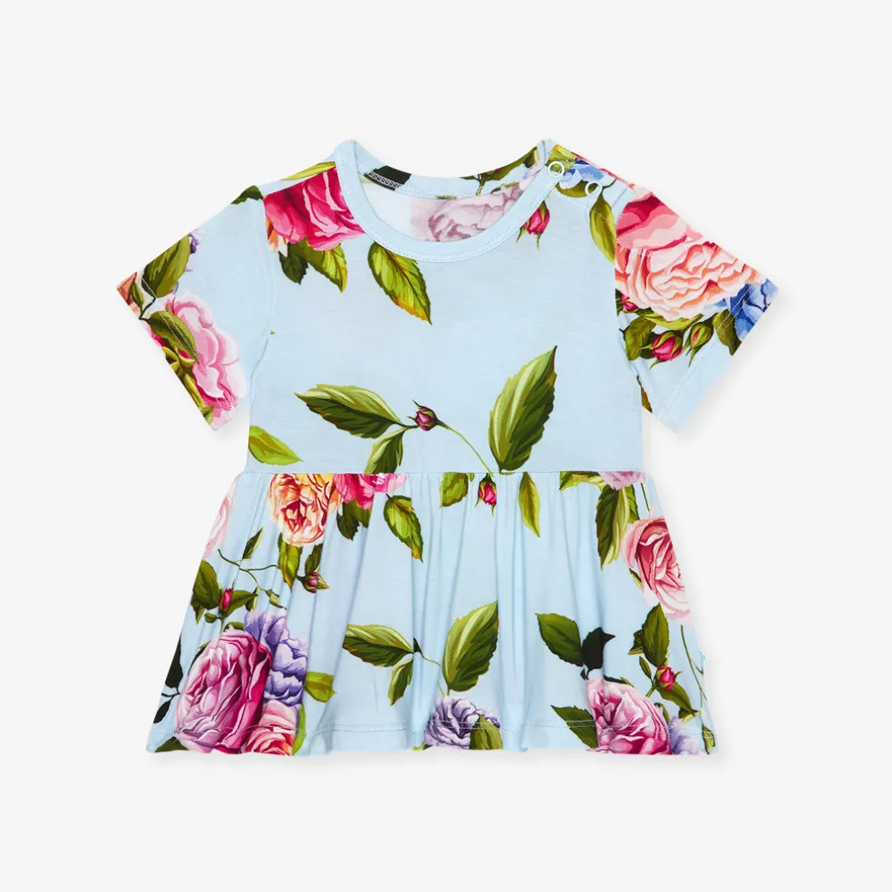 Peplum Ruffled Bummie Set