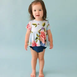 Peplum Ruffled Bummie Set