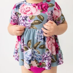 Peplum Ruffled Bummie Set