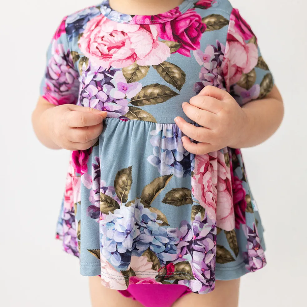 Peplum Ruffled Bummie Set