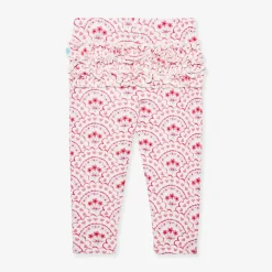 Pointelle Ruffled Bum Leggings