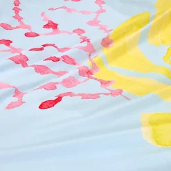 Reversible Ruffled Duvet Cover