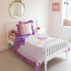 Reversible Ruffled Duvet Cover