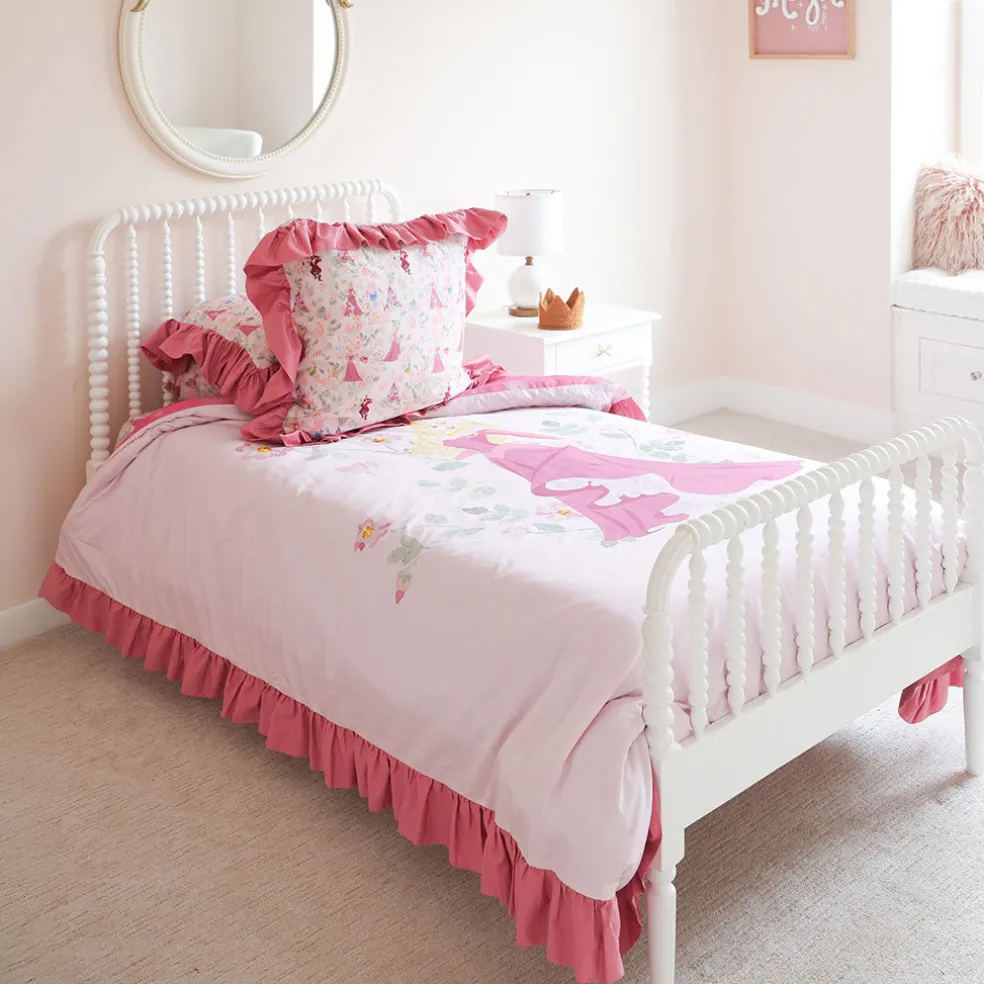 Reversible Ruffled Duvet Cover