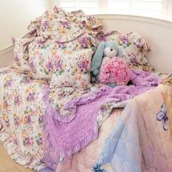Reversible Ruffled Duvet Cover