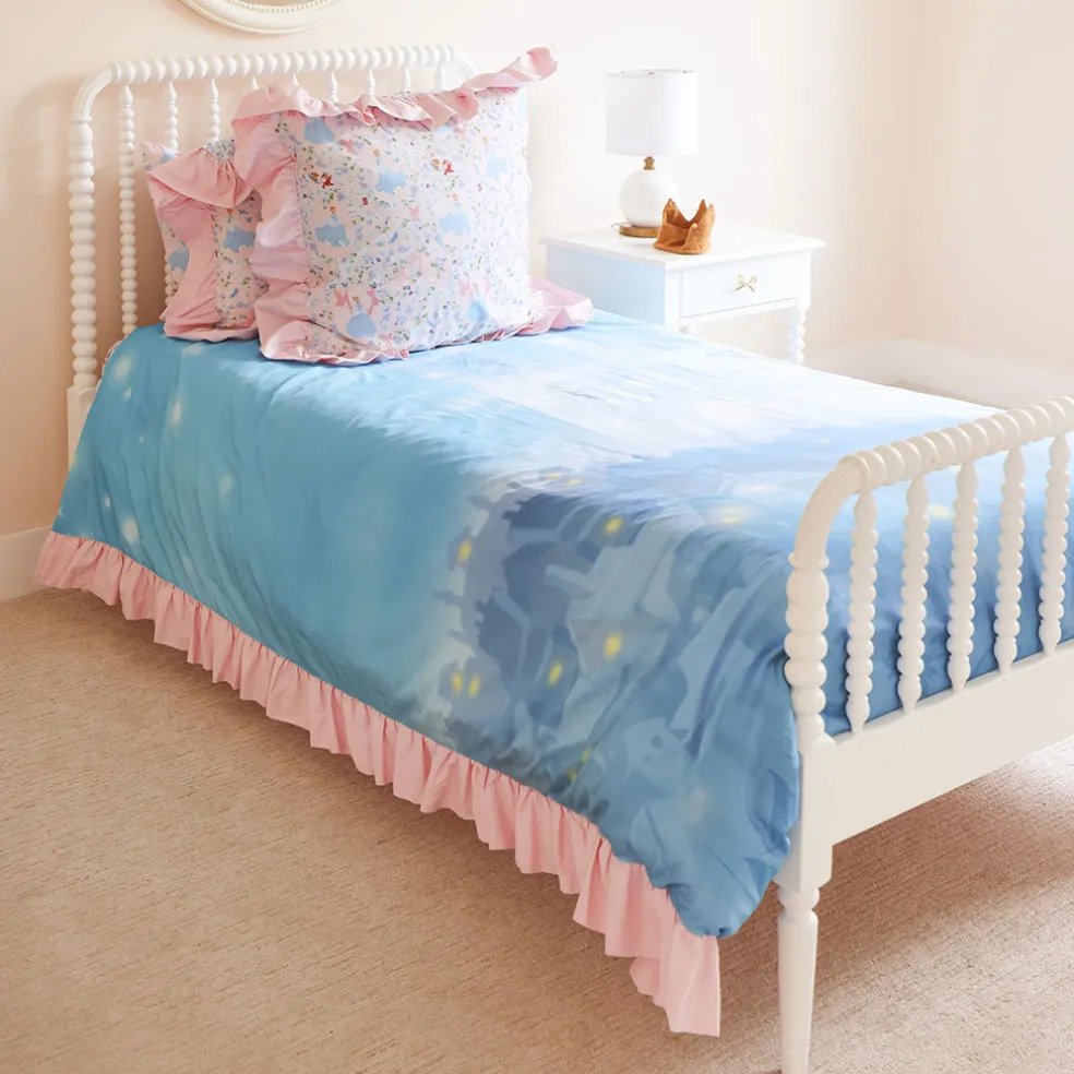 Reversible Ruffled Duvet Cover