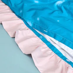 Reversible Ruffled Duvet Cover