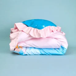 Reversible Ruffled Duvet Cover