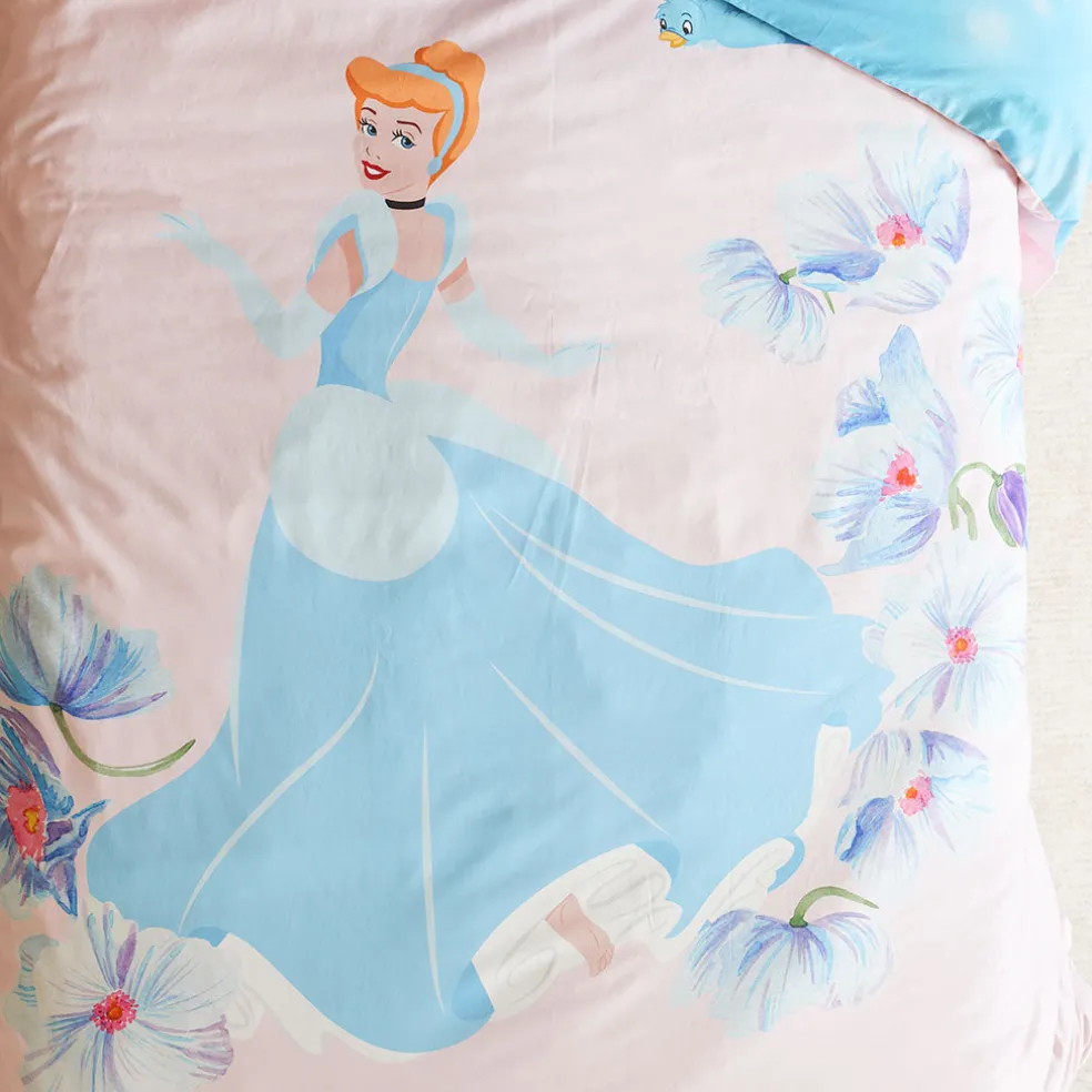 Reversible Ruffled Duvet Cover